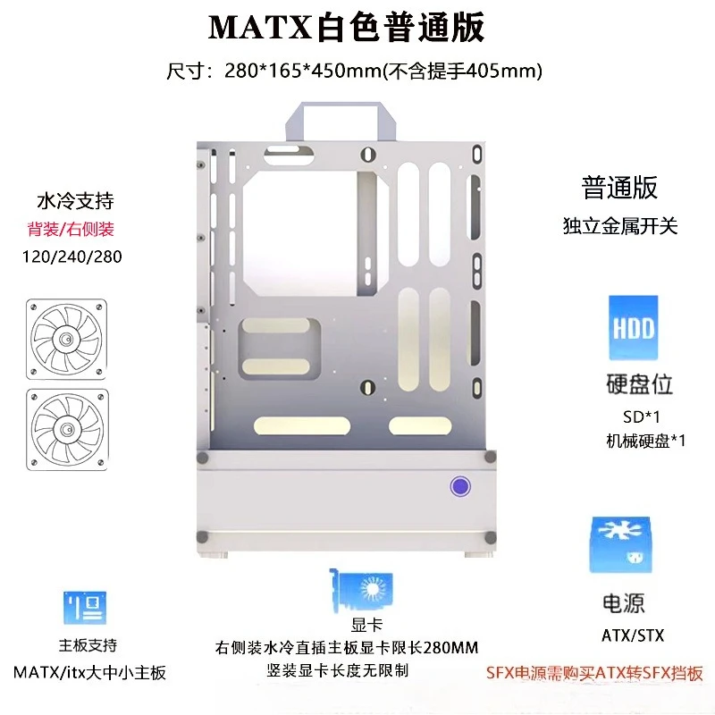 Открытый корпус 240/360 с водя – обзор и цена Atx Case