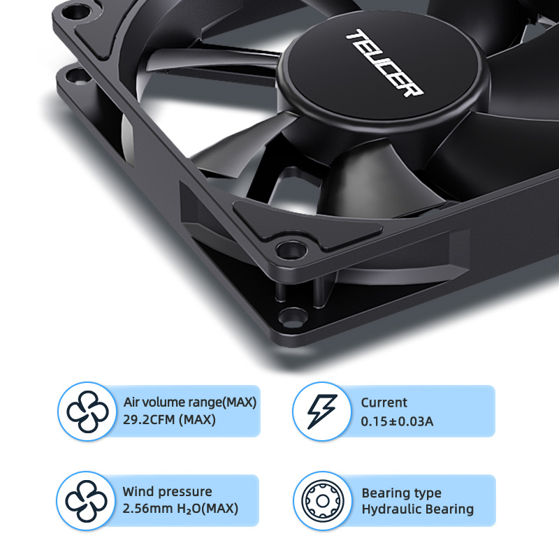 Teucer UT-8015 8 см вентилятор – обзор и цена Pc Chassis